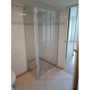 Australia Custom made framed shower screen (1300-1400)*(1300-1400)*1900